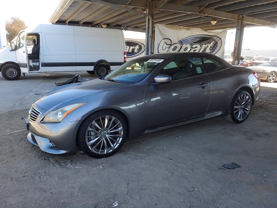 2011 Infiniti G VIN JN1CV6FE1BM950855 COPART salvage auction — UNDERCARRIAGE, Ca - Dis/Dlr/Exp Only Clean Title, sold $1,400 on 2026-07-16 (photo 1)