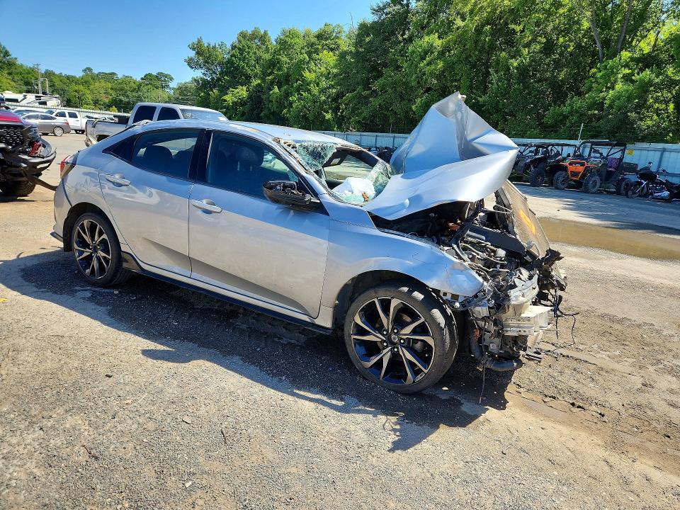 2017 Honda Civic VIN SHHFK7H40HU213224 COPART salvage auction — FRONT END, La - Cert Of Title-Salvage, sold $10 on 2026-07-30 (photo 4)