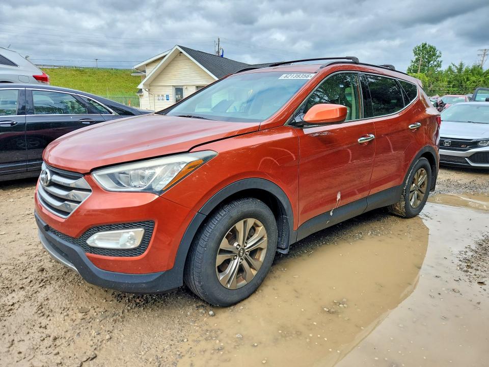 2015 Hyundai Santa fe VIN 5XYZU3LB0FG285456 COPART salvage auction — MECHANICAL, OH - CERTIFICATE OF TITLE, sold $90 on 2026-07-29 (photo 1)