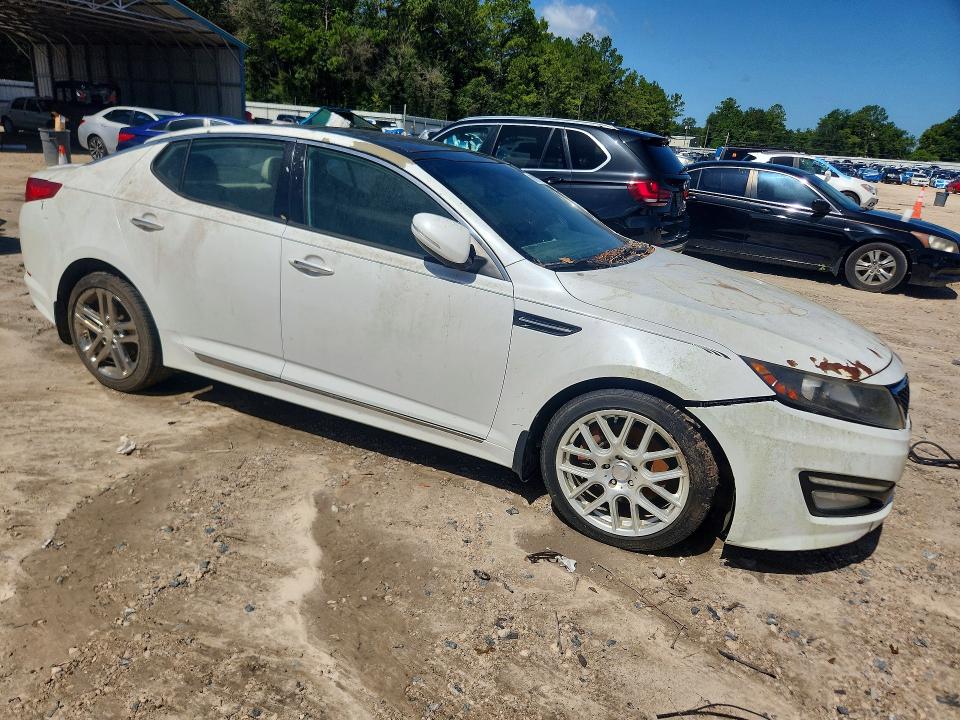 2013 Kia Optima VIN 5XXGR4A69DG176340 COPART salvage auction — FRONT END, FL - CERTIFICATE OF TITLE, sold $350 on 2026-07-24 (photo 4)