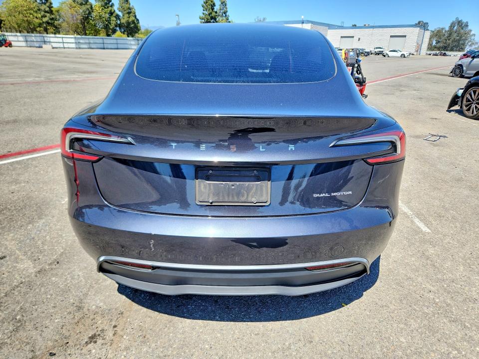 2024 Tesla Model 3 VIN 5YJ3E1EB8RF732633 COPART salvage auction — FRONT END, Salvage Title, sold $10,500 on 2026-09-01 (photo 6)