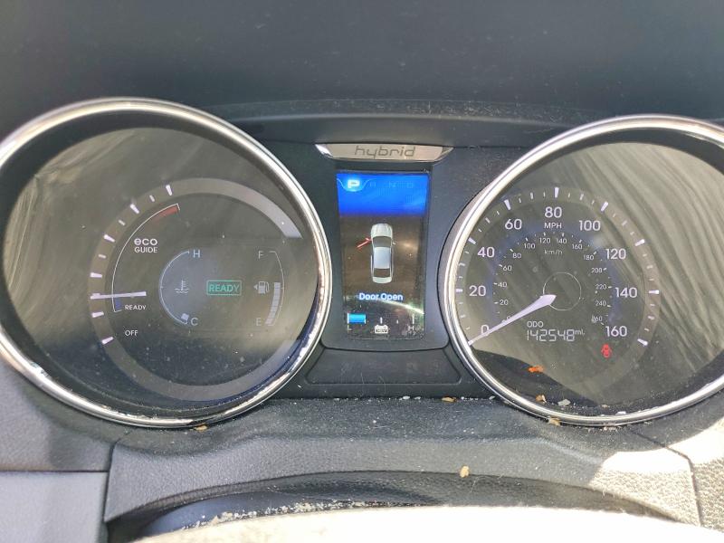 2013 Hyundai Sonata VIN KMHEC4A44DA100989 COPART salvage auction — FRONT END, Ca - Salvage Certificate, sold $300 on 2026-07-09 (photo 9)