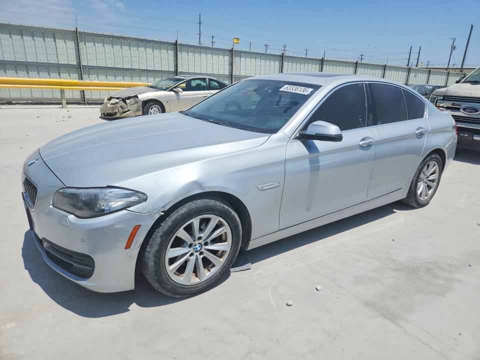 2014 BMW 5er VIN WBA5A7C55ED619645 COPART salvage auction — FRONT END, Tx - Salvage Vehicle Title, sold $2,600 on 2026-08-21 (photo 1)