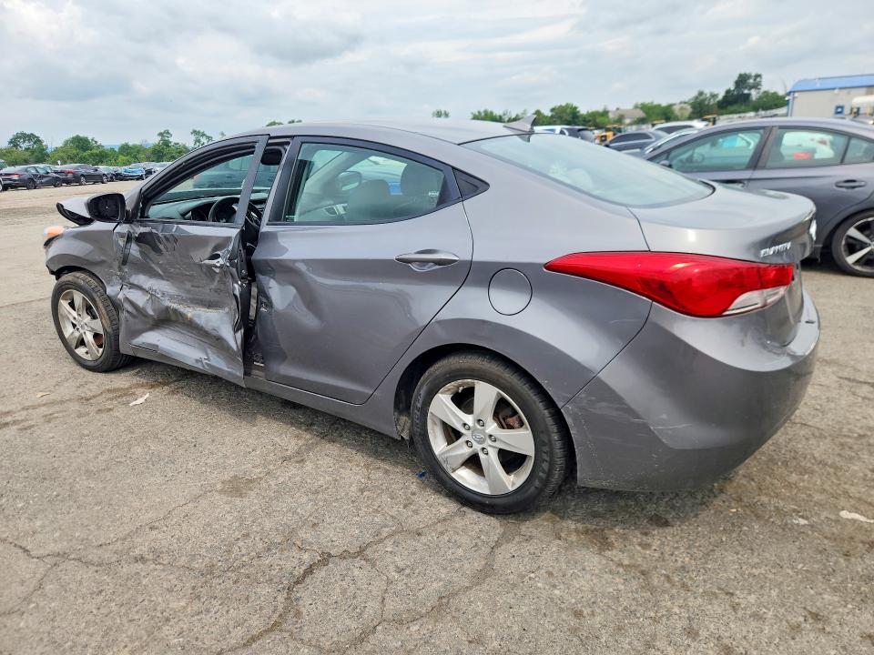 2012 Hyundai Elantra VIN 5NPDH4AE5CH093357 COPART salvage auction — FRONT END, Pa - Certificate Of Salvage, sold $675 on 2026-07-24 (photo 2)