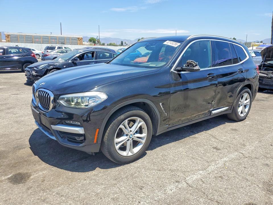 2020 BMW X3 VIN 5UXTY5C01L9B46052 COPART salvage auction — SIDE, Ca - Salvage Certificate, sold $14,500 on 2026-07-28 (photo 1)