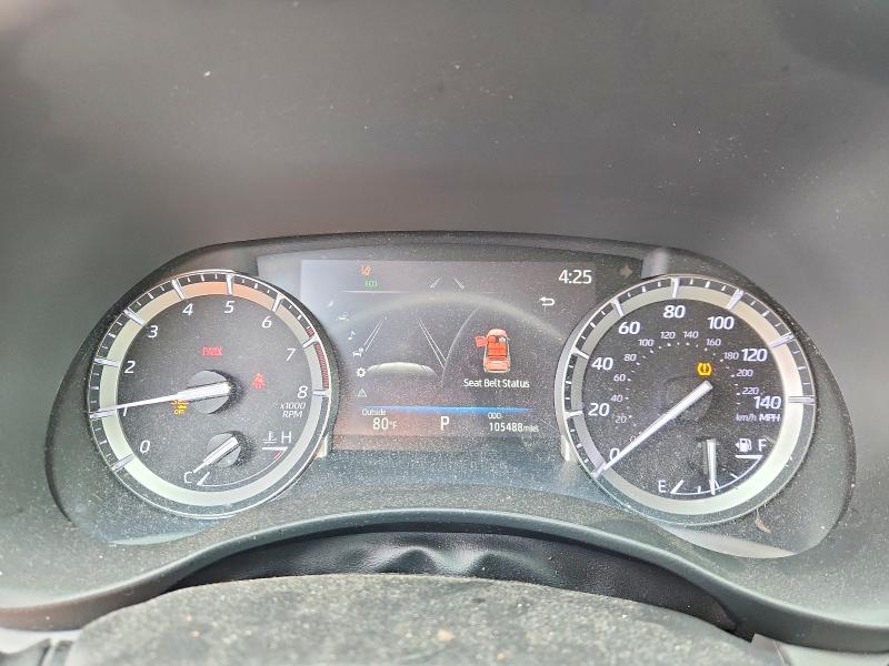 2022 Toyota Highlander VIN 5TDGZRBH8NS172650 COPART salvage auction — FRONT END, Ny - Mv-907A Salvage Certificate, sold $11,100 on 2026-08-21 (photo 9)