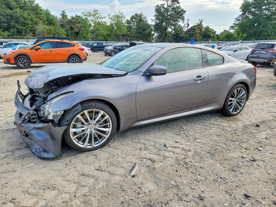 2012 Infiniti G VIN JN1CV6EK2CM420225 COPART salvage auction — FRONT END, Va - Cert Of Title - Salvage, sold $1,400 on 2026-07-21 (photo 1)