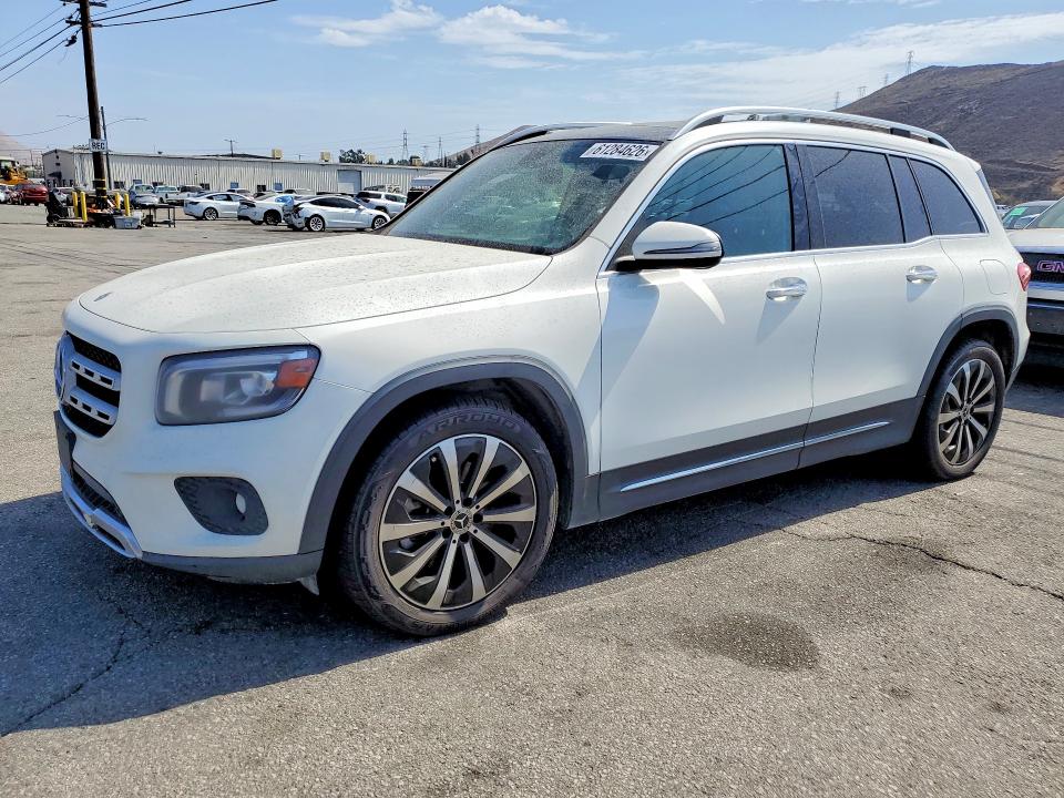 2022 Mercedes-benz Glb VIN W1N4M4HB1NW256597 — COPART salvage auction photo