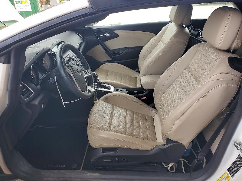 2016 Buick Cascada VIN W04WT3N51GG093498 COPART salvage auction — FRONT END, Al - Cert Of Title-Salvage Title, sold $1,300 on 2026-07-14 (photo 7)