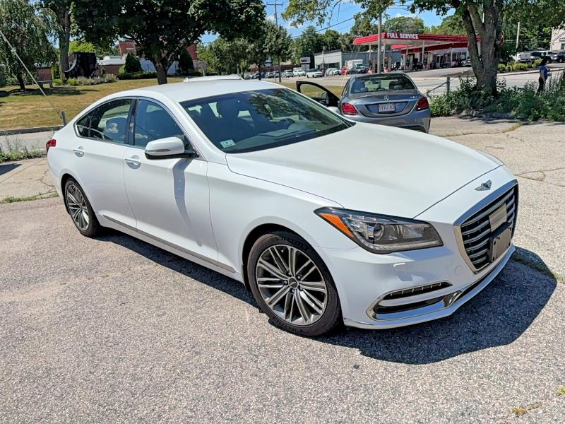 2018 Genesis G80 VIN KMHGN4JE4JU250106 COPART salvage auction — NORMAL WEAR, Ma - Certificate Of Title (P), sold $1,750 on 2026-07-20 (photo 1)