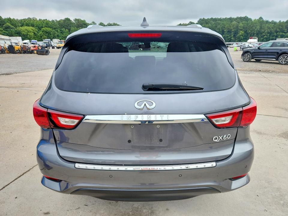 2017 Infiniti Qx60 VIN 5N1DL0MN1HC550280 COPART salvage auction — MINOR DENT/SCRATCHES, Ms - Cert Of Title-Salvaged, sold $1,350 on 2026-07-17 (photo 6)