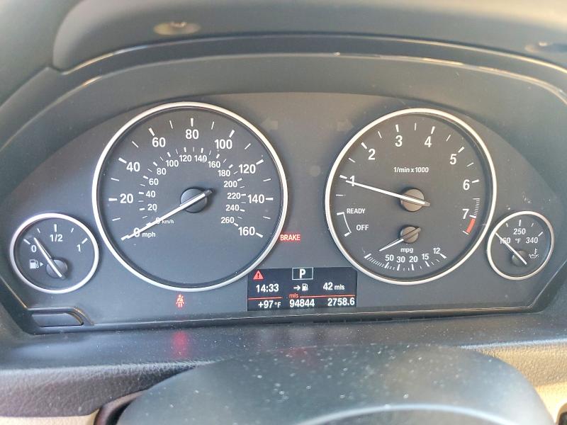 2012 BMW 3er VIN WBA3A5G59CNP18238 COPART salvage auction — FRONT END, Salvage Title, sold $1,600 on 2026-07-24 (photo 9)