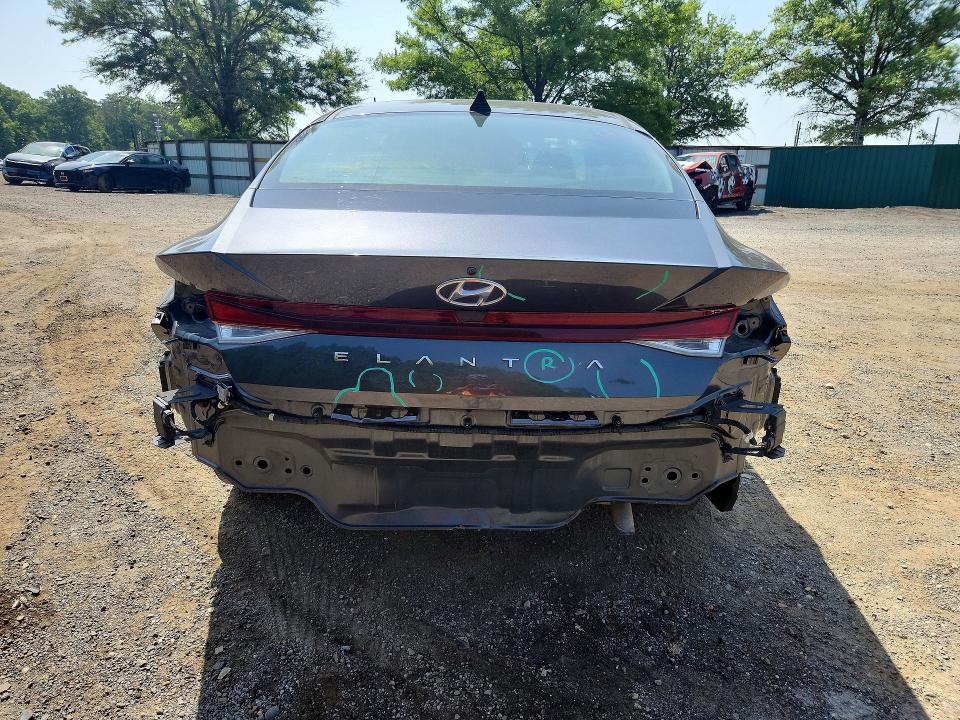 2021 Hyundai Elantra VIN 5NPLL4AG7MH050698 COPART salvage auction — REAR END, Pa - Cert Of Title, sold $6,600 on 2026-07-20 (photo 6)