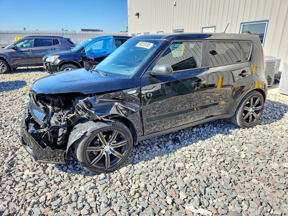 2014 Kia Soul VIN KNDJN2A26E7096202 COPART salvage auction — FRONT END, Wi - Certificate Of Title, sold $500 on 2026-07-20 (photo 1)