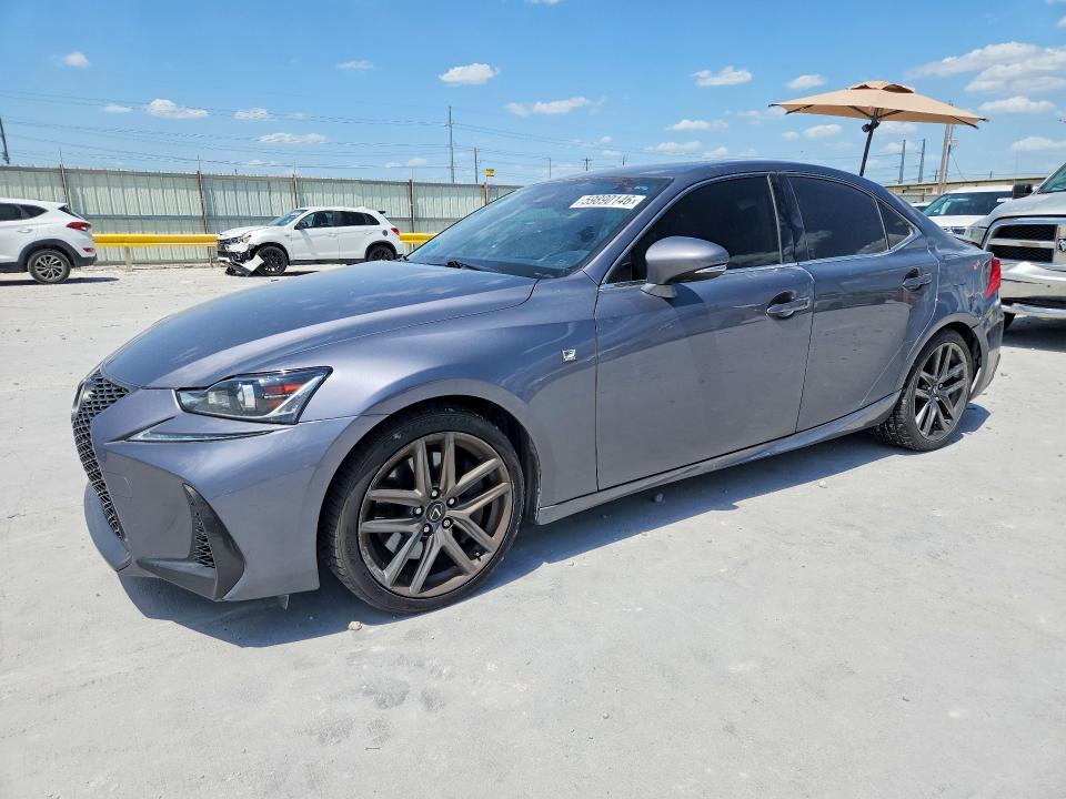 2018 Lexus Is VIN JTHC81D2XJ5030987 COPART salvage auction — REAR END, Tx - Salvage Vehicle Title, sold $5,400 on 2026-07-28 (photo 1)