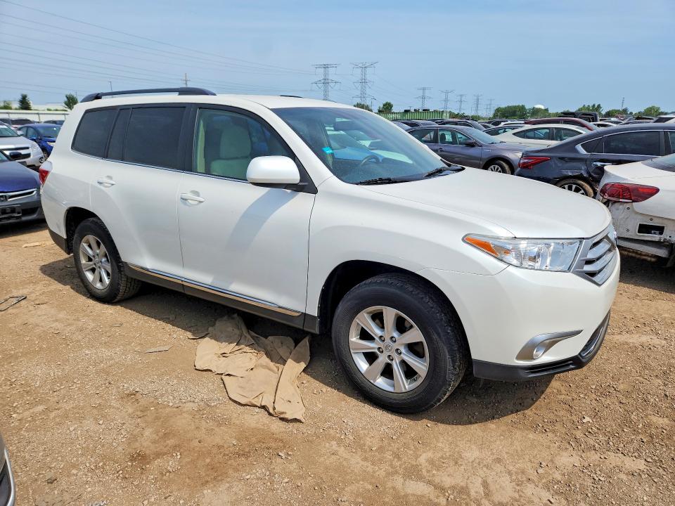 2012 Toyota Highlander VIN 5TDZA3EH3CS019230 COPART salvage auction — SIDE, Il - Certificate Of Title (P), sold $6,200 on 2026-07-28 (photo 4)