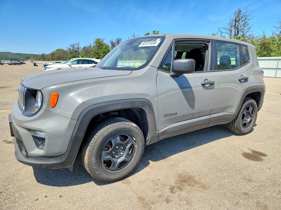 2019 Jeep Renegade VIN ZACNJBAB7KPK89208 COPART salvage auction — FRONT END, Ny - Mv-907A Salvage Certificate, sold $2,000 on 2026-07-22 (photo 1)