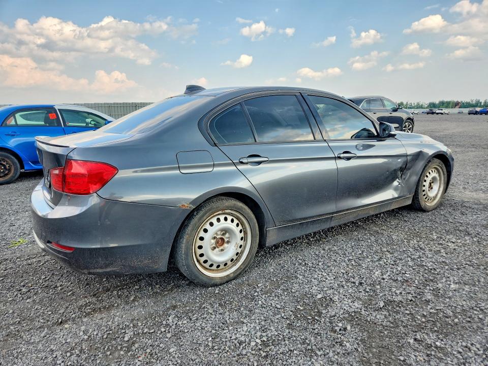 2013 BMW 3er VIN WBA3C3C51DF978746 COPART salvage auction — SIDE, On - Permit No Brand - Unfit, sold $625 on 2026-07-23 (photo 3)