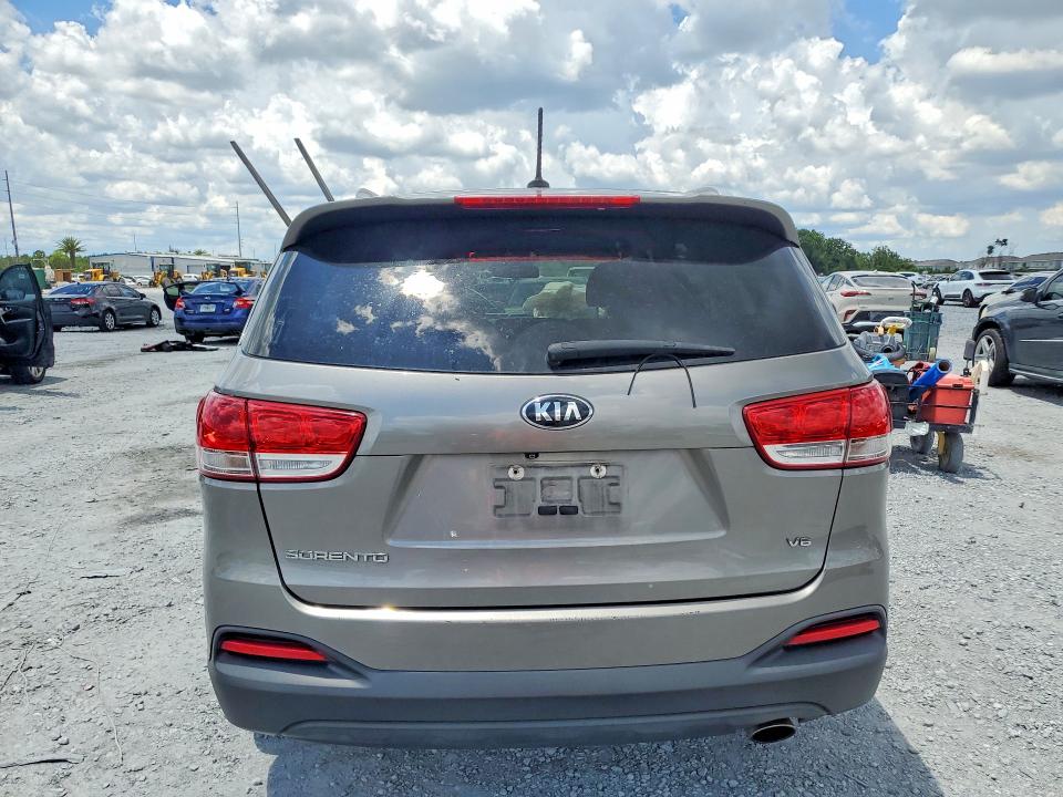 2018 Kia Sorento VIN 5XYPG4A58JG394760 COPART salvage auction — FRONT END, FL - CERT OF TITLE SLVG REBUILDABLE, sold $1,900 on 2026-07-14 (photo 6)