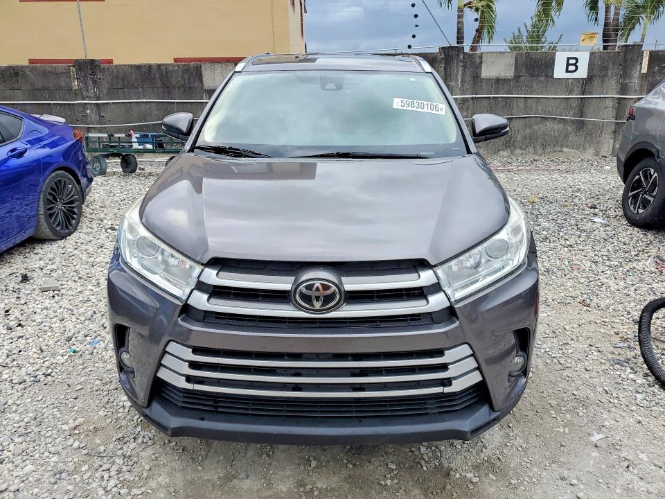 2019 Toyota Highlander VIN 5TDJZRFH5KS617129 COPART salvage auction — MECHANICAL, Fl - Certificate Of Title (P), sold $9,800 on 2026-07-07 (photo 5)