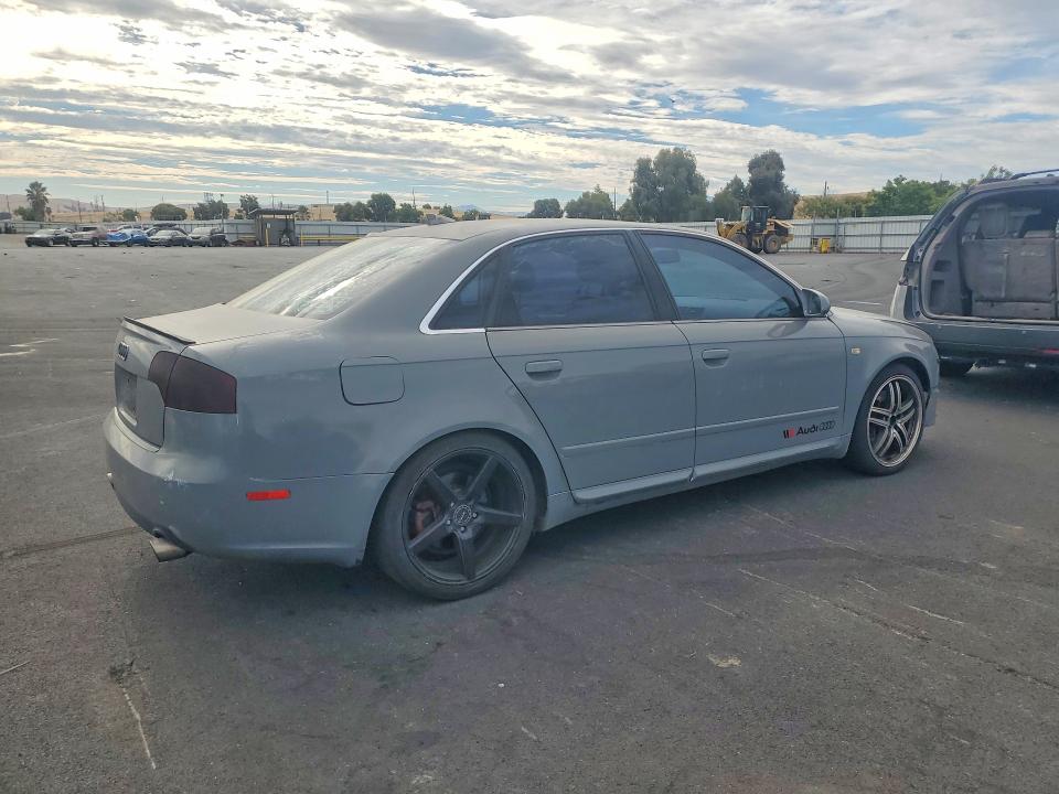 2008 Audi A4 VIN WAUDF78E48A152813 COPART salvage auction — FRONT END, Ca - Dlr/Dis/Exp Only Salvage Title, sold $175 on 2026-07-29 (photo 3)