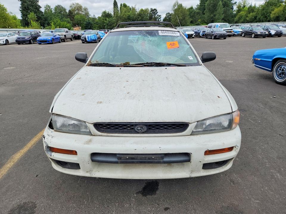 1997 Subaru Impreza VIN JF1GF4353VH823435 COPART salvage auction — FRONT END, Or - Salvage Title Certificate, sold $225 on 2026-07-29 (photo 5)