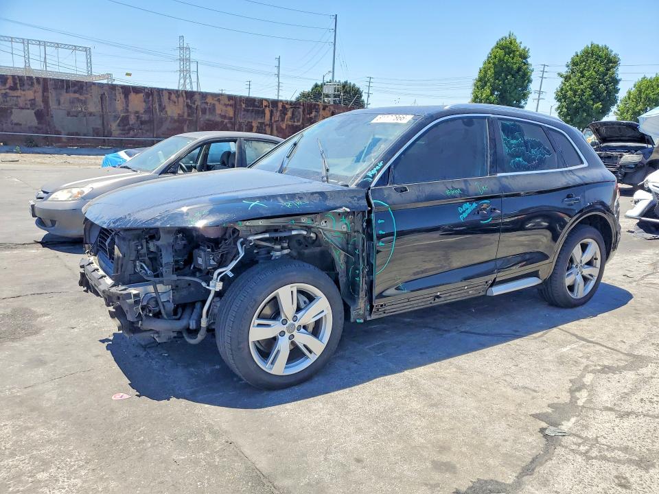 2019 Audi Q5 VIN WA1ANAFY2K2023564 COPART salvage auction — FRONT END, Ca - Salvage Certificate, sold $5,900 on 2026-07-31 (photo 1)