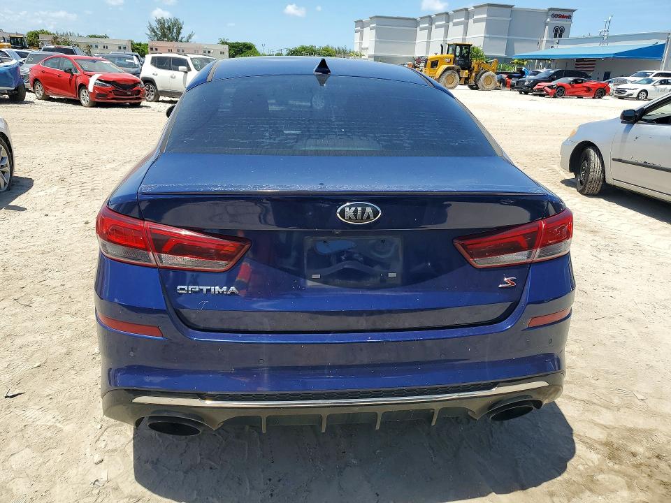 2019 Kia Optima VIN 5XXGT4L39KG319790 COPART salvage auction — MECHANICAL, Fl - Certificate Of Title (P), sold $625 on 2026-07-31 (photo 6)
