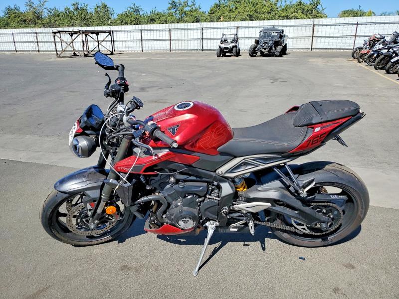 2025 Triumph motorcycle Street VIN SMTA614K3STCG2567 COPART salvage auction — SIDE, CA - SALVAGE CERTIFICATE, sold $100 on 2026-07-30 (photo 3)