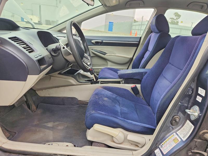 2007 Honda Civic hybrid VIN JHMFA36237S020659 COPART salvage auction — FRONT END, CA - DIS/DLR/EXP ONLY CLEAN TITLE, sold $425 on 2026-07-16 (photo 7)