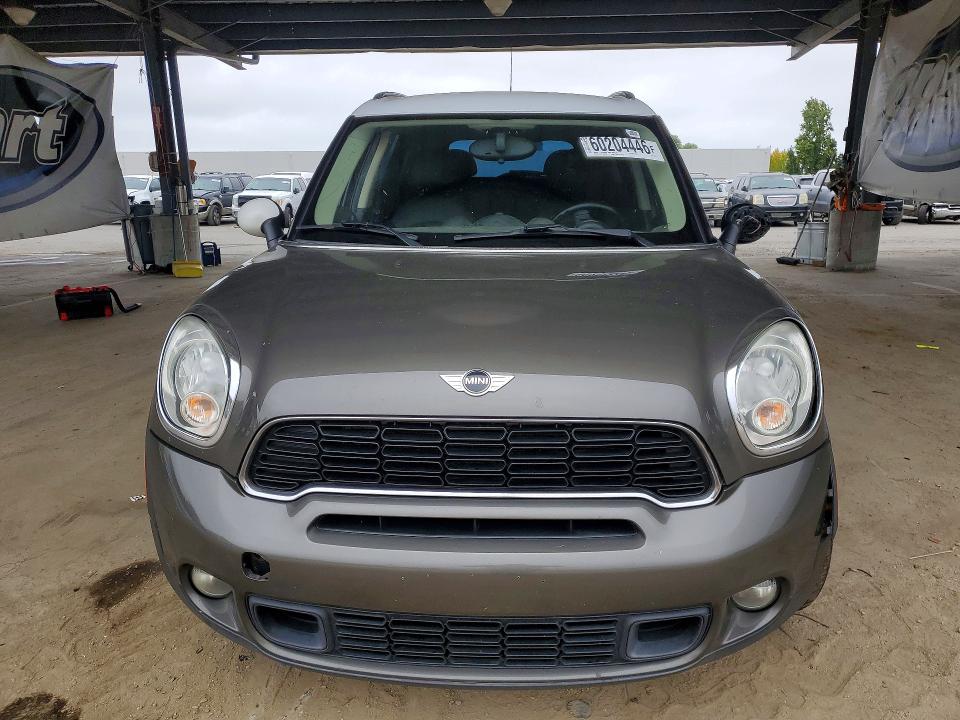 2012 Mini Cooper VIN WMWZC3C53CWL81591 COPART salvage auction — SIDE, CA - SALVAGE CERTIFICATE, sold $450 on 2026-08-18 (photo 5)