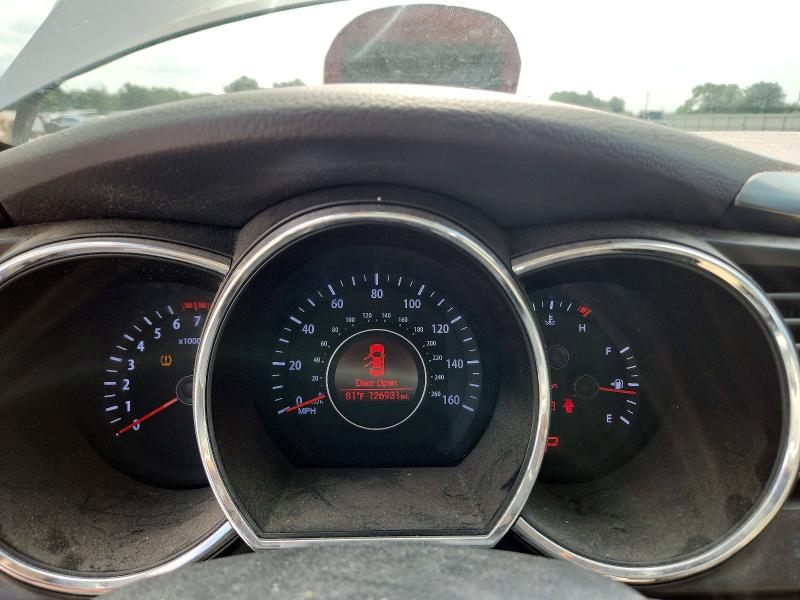 2013 Kia Optima VIN KNAGM4A7XD5433014 COPART salvage auction — VANDALISM, Oh - Certificate Of Title, sold $500 on 2026-07-17 (photo 9)