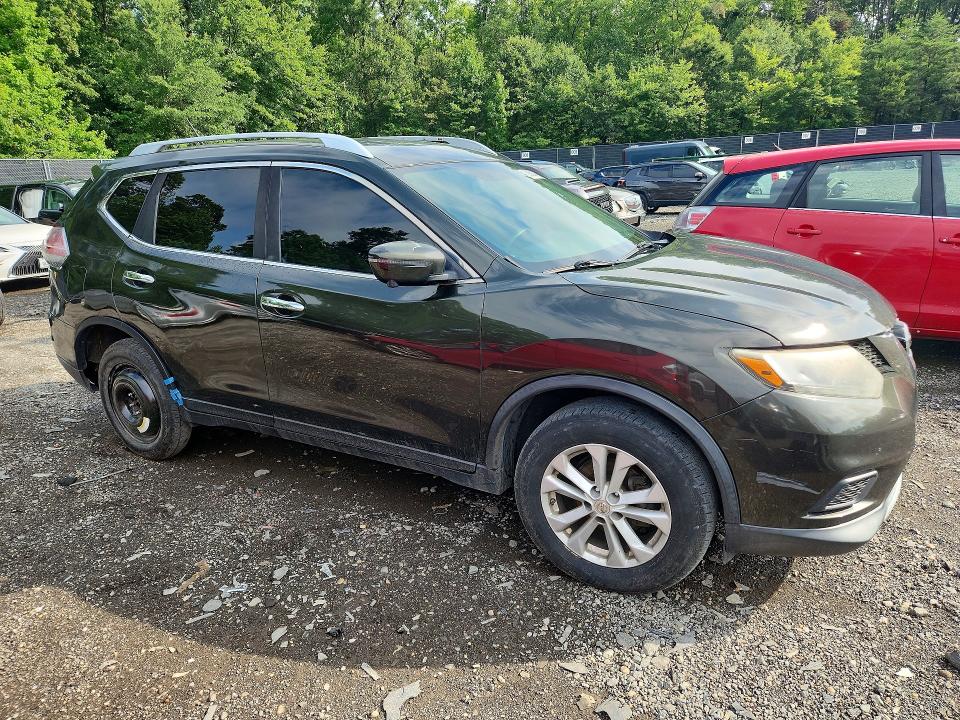2016 Nissan Rogue VIN KNMAT2MV8GP643257 COPART salvage auction — SIDE, MI - CERTIFICATE OF TITLE, sold $875 on 2026-07-29 (photo 4)