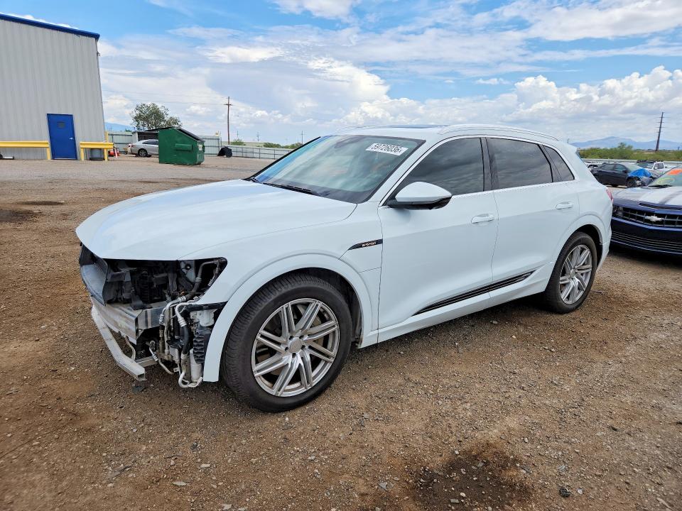 2019 Audi E-tron VIN WA1LAAGE1KB024567 — COPART salvage auction photo