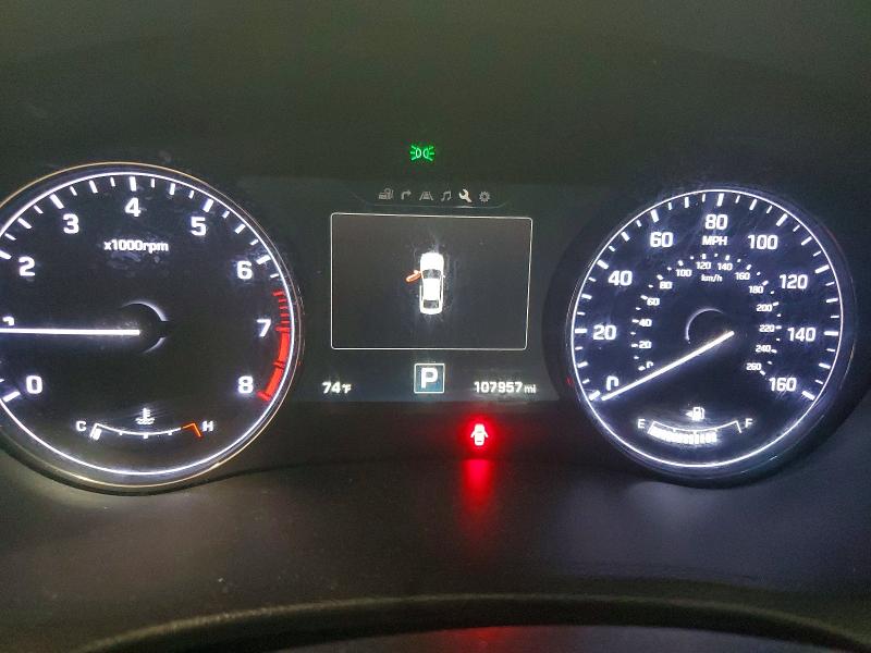 2016 Hyundai Genesis VIN KMHGN4JE2GU112962 COPART salvage auction — FRONT END, Ny - Mv-907A Salvage Certificate, sold $550 on 2026-07-29 (photo 9)