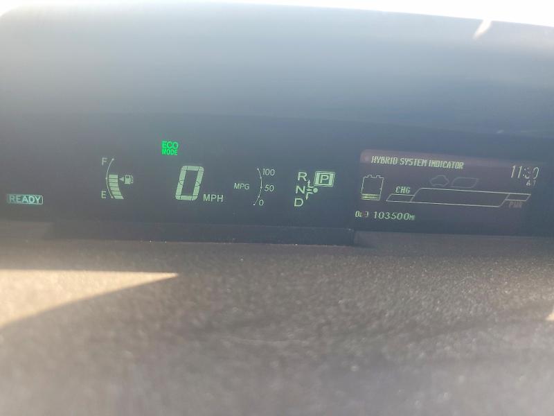 2013 Toyota Prius VIN JTDKN3DU9D0343646 COPART salvage auction — FRONT END, MI - CERTIFICATE OF TITLE, sold $3,150 on 2026-07-24 (photo 9)