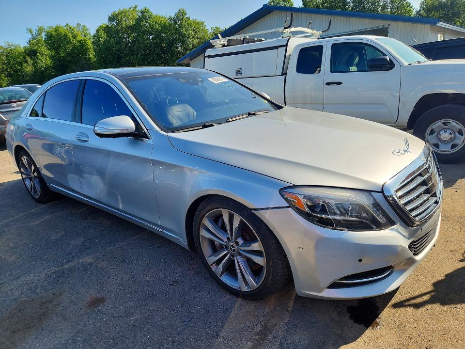 2017 Mercedes-benz S-klasse VIN WDDUG8CB1HA338317 COPART salvage auction — REAR END, Pa - Cert Of Title (P), sold $5,900 on 2026-07-30 (photo 4)