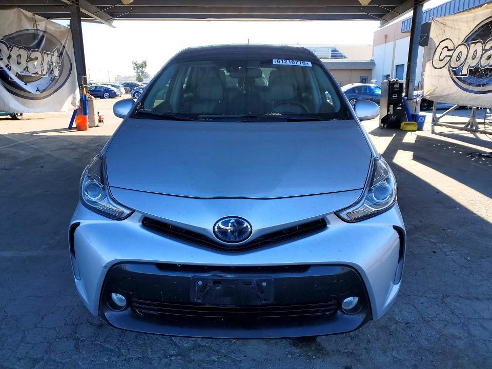 2017 Toyota Prius v VIN JTDZN3EU0HJ055866 COPART salvage auction — VANDALISM, CA - DIS/DLR/EXP ONLY CLEAN TITLE, sold $3,500 on 2026-07-21 (photo 5)