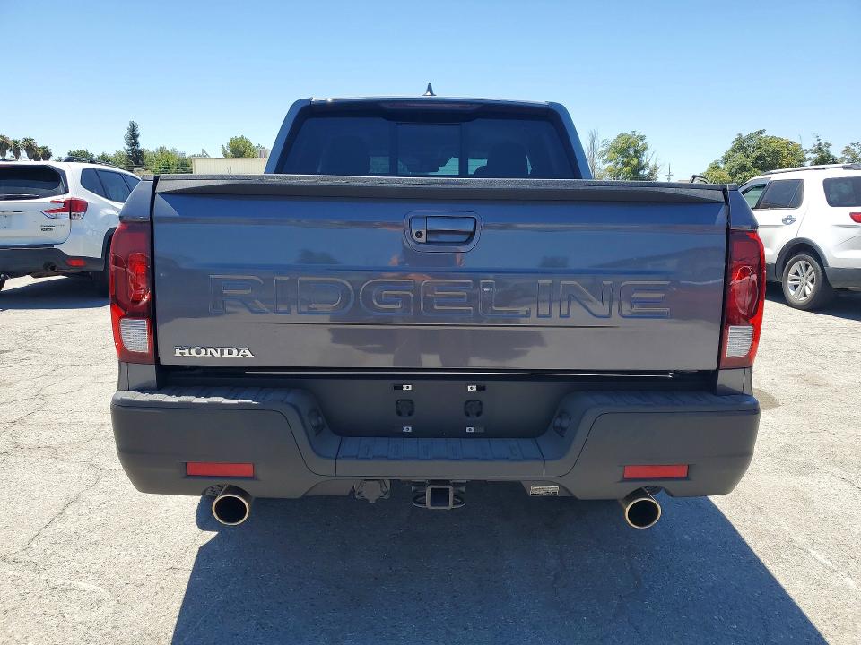 2024 Honda Ridgeline VIN 5FPYK3F47RB023693 COPART salvage auction — FRONT END, Ca - Salvage Certificate, sold $12,900 on 2026-08-14 (photo 6)