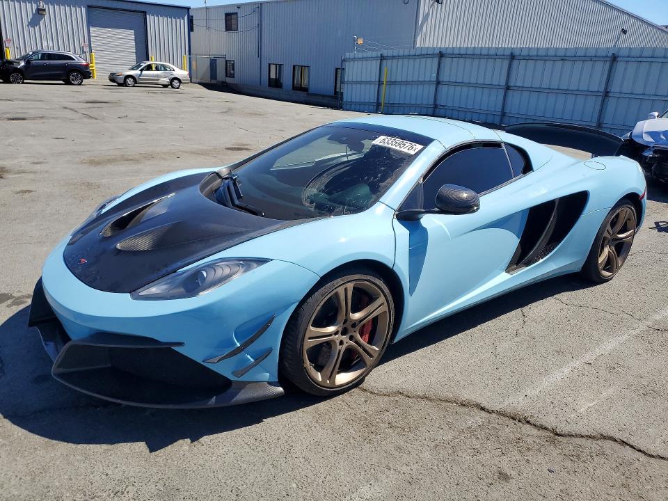2013 Mclaren Mp4-12c VIN SBM11BAA4DW002588 — COPART salvage auction photo