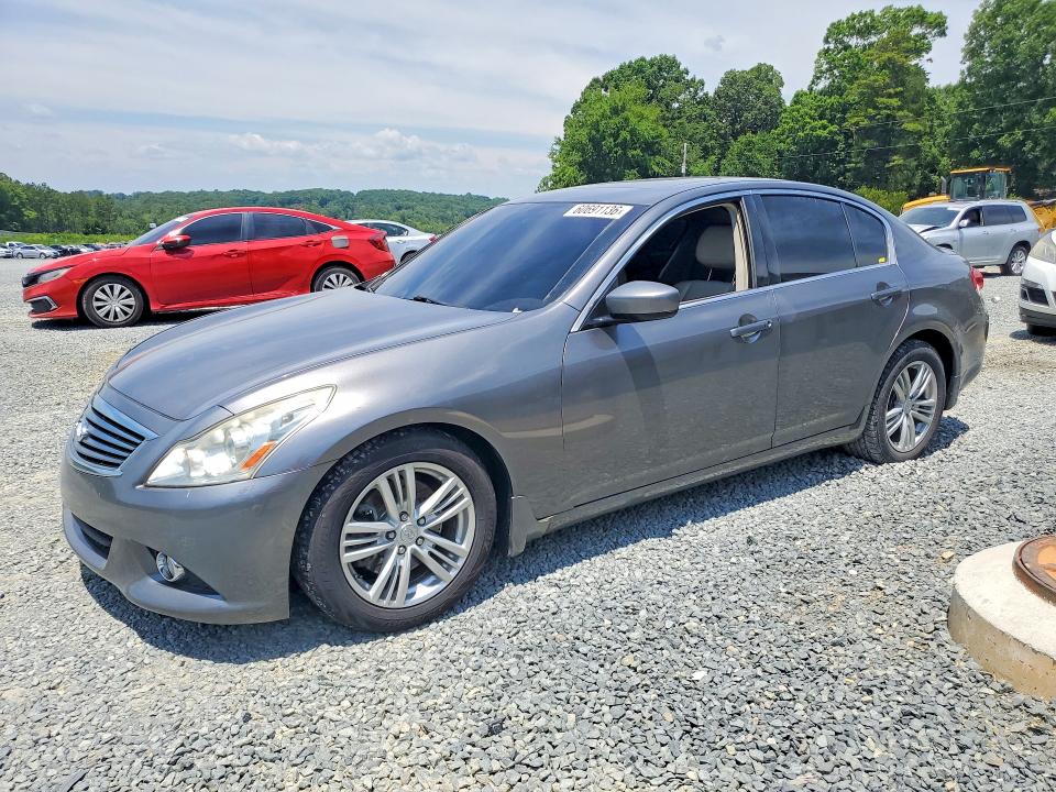 2013 Infiniti VIN JN1CV6AP8DM710360 COPART salvage auction — FRONT END, Nc - Salvage Certificate Of Title, sold $625 on 2026-07-30 (photo 1)