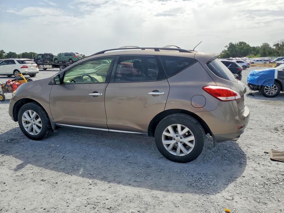 2013 Nissan Murano VIN JN8AZ1MW0DW310493 COPART salvage auction — MINOR DENT/SCRATCHES, Fl - Certificate Of Title (P), sold $550 on 2026-07-31 (photo 2)