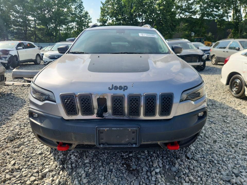 2019 Jeep Cherokee VIN 1C4PJMBX5KD153854 COPART salvage auction — FRONT END, Ma - Certificate Of Title, sold $2,050 on 2026-07-30 (photo 5)