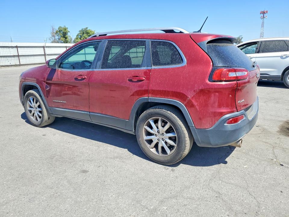 2014 Jeep Cherokee VIN 1C4PJMDB8EW159061 COPART salvage auction — MINOR DENT/SCRATCHES, Ca - App For Dup Clean Or Ac, sold $850 on 2026-07-31 (photo 2)