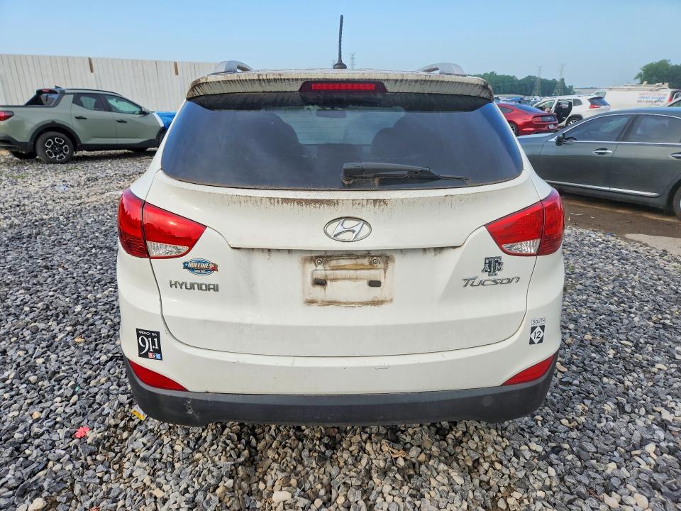 2012 Hyundai Tucson VIN KM8JU3AC2CU505890 COPART salvage auction — MINOR DENT/SCRATCHES, TN - CERTIFICATE OF TITLE, sold $1,650 on 2026-07-23 (photo 6)
