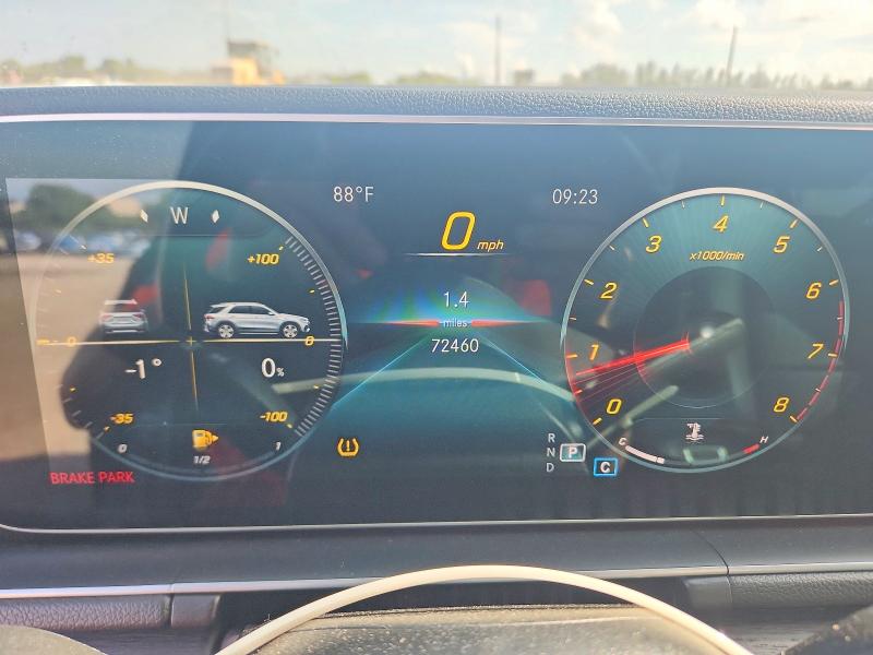 2022 Mercedes-benz Gle VIN 4JGFB4KBXNA830430 COPART salvage auction — MINOR DENT/SCRATCHES, Fl - Certificate Of Title, sold $32,500 on 2026-07-21 (photo 9)