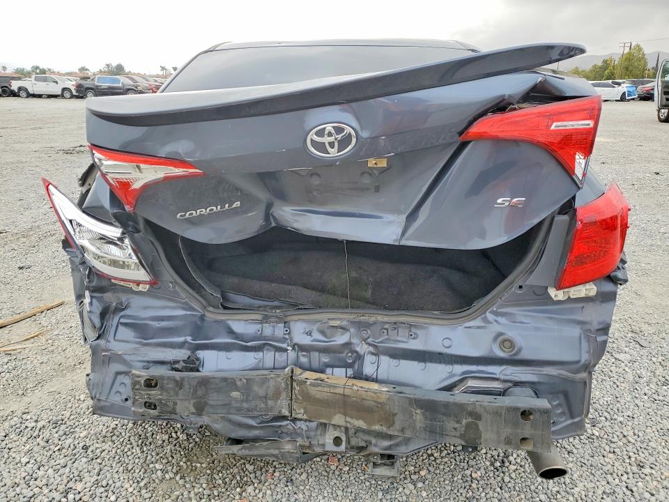 2018 Toyota Corolla VIN 5YFBURHE4JP782215 COPART salvage auction — REAR END, Ca - Salvage Certificate, sold $3,850 on 2026-07-22 (photo 6)