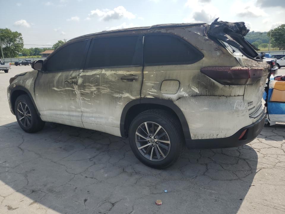 2017 Toyota Highlander VIN 5TDKZRFH8HS187819 COPART salvage auction — BURN, Tn - Salvage Certificate, sold $175 on 2026-07-29 (photo 2)