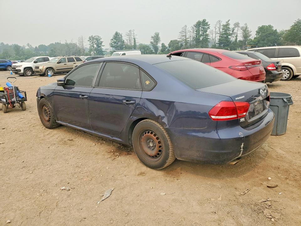 2013 Volkswagen Passat VIN 1VWAP7A35DC078213 COPART salvage auction — FRONT END, Md - Certificate Of Title, sold $250 on 2026-08-03 (photo 2)