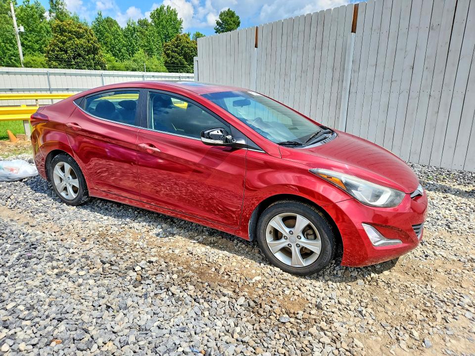 2016 Hyundai Elantra VIN 5NPDH4AE4GH777631 COPART salvage auction — NORMAL WEAR, Tn - Certificate Of Title, sold $1,275 on 2026-07-19 (photo 4)